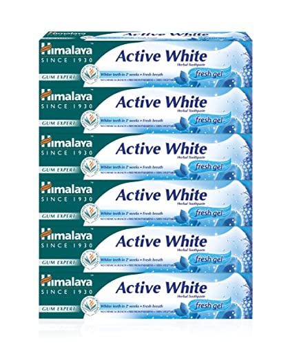Himalaya Active White Gel |Herbal Vegetarian Toothpaste... - Beauté & Parfums Amazon Royaume-Uni à 10.83€