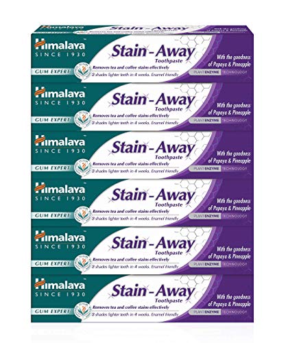 Himalaya Herbals Enamel Friendly Stain-Away Toothpaste |... - Beauté & Parfums Amazon Royaume-Uni à 11.63€