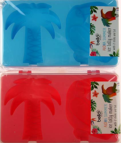 Set of 2 Ice Lolly Making Moulds/Kits - Toucan Bird/Palm... - Deal du jour à 0.69€