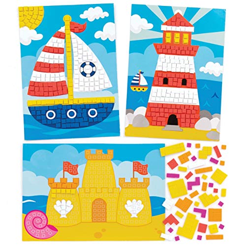 Baker Ross Kits d'illustrations sur le thème de bord de mer... - Jouets & Jeux Amazon France à 8.99€