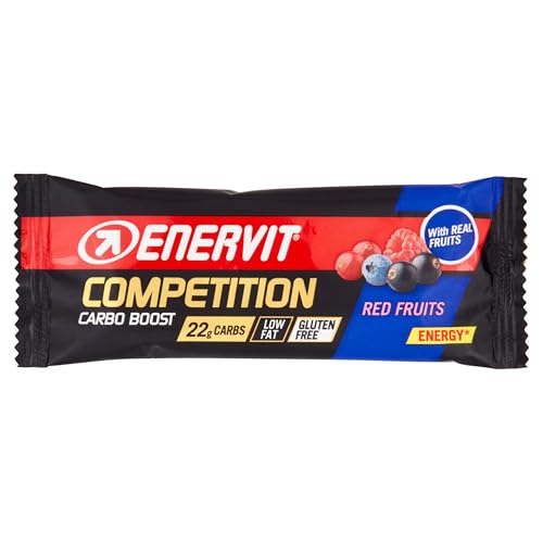 ENERVIT® Sport Competition Bar Red Fruits Flavour - Sports & Fitness Amazon Italie à 2.39€