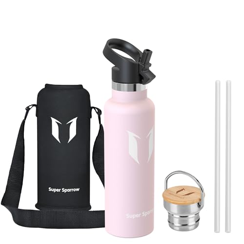 Super Sparrow Stainless Steel Water Bottle -620ml- Vacuum... - Sports & Fitness Amazon UK à 12.36€
