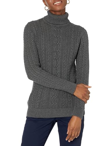 Amazon Essentials Maglione A Collo Alto Intrecciato con... - Auto & Moto Amazon Italie à 12.49€