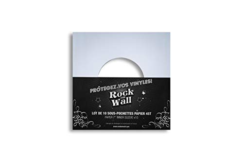 ROCK ON WALL Buste di Carta per (7") (Bianco) (10 Pz.) - Nouvelle promo Amazon à 3.20€