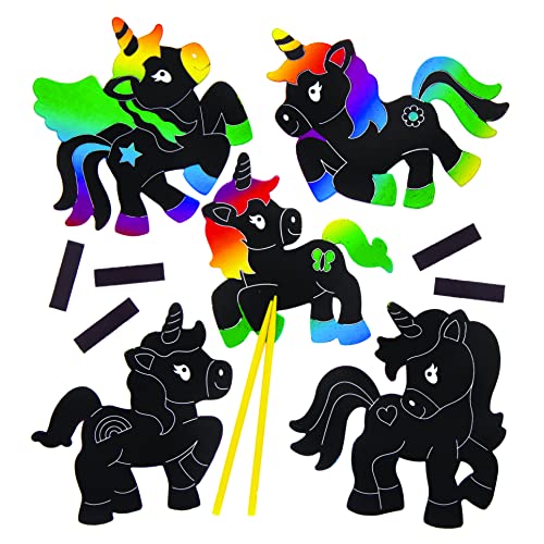 Baker Ross Aimants Licornes Arc-en-Ciel à gratter (Lot de... - Jouets & Jeux Amazon France à 5.99€
