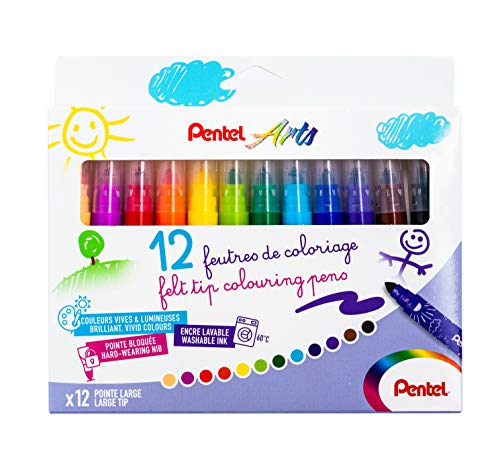 Pentel - Pennarelli da colorare, inchiostro ultra lavabile... - Loisirs Créatifs Amazon Italie à 5.04€