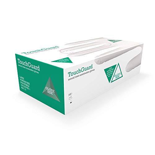 Touchguard Disposable Gloves Natural Latex - Powder Free... - Maison & Cuisine Amazon Royaume-Uni à 5.52€