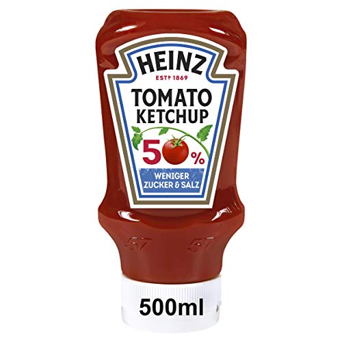 Heinz Tomato Ketchup 50 Prozent weniger Zucker und Salz* –... - High-Tech & Électronique Amazon Allemagne à 20.23€