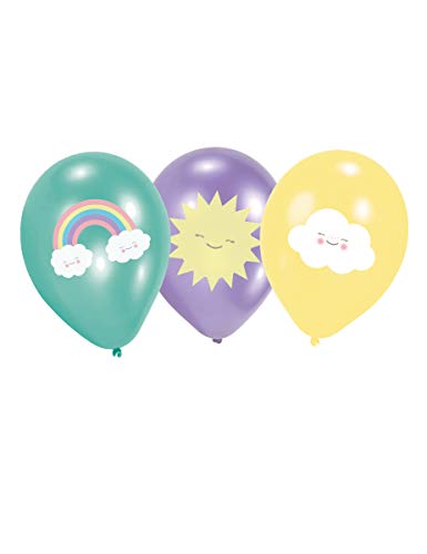 amscan 9904307 Lot de 6 Ballons Arc-en-Ciel et Nuage... - Sports & Fitness Amazon France à 3.99€