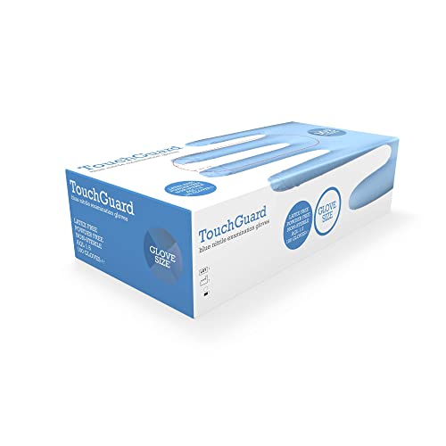 TouchGuard, Guanti monouso in nitrile, blu, senza lattice e... - Amazon Italie à 10.99€