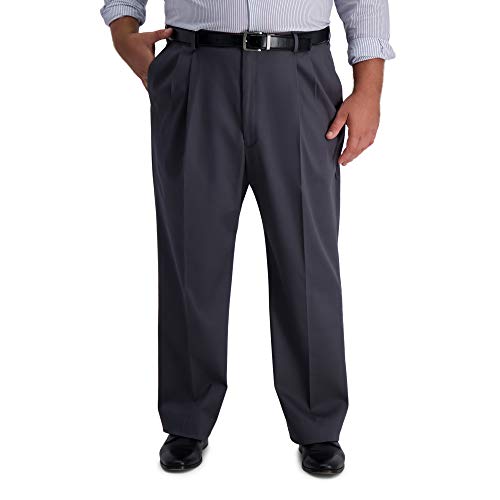 Haggar Iron Free Premium Khaki Classic Fit Pleat Front... - Maison & Cuisine Amazon Espagne à 27.79€