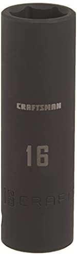 CRAFTSMAN Deep Impact Socket, Metric, 1/2-Inch Drive, 16mm... - Maison & Cuisine Amazon Royaume-Uni à 7.70€