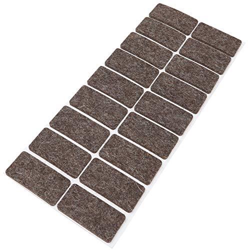 Adsamm® / 18 x Patins en Feutre en Laine véritable/Marron... - Maison & Cuisine Amazon France à 10.22€