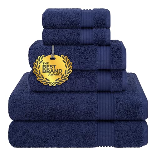 Cotton Paradise 6 Piece Towel Set, 100% Turkish Cotton Soft... - Sports & Fitness Amazon Royaume-Uni à 26.81€