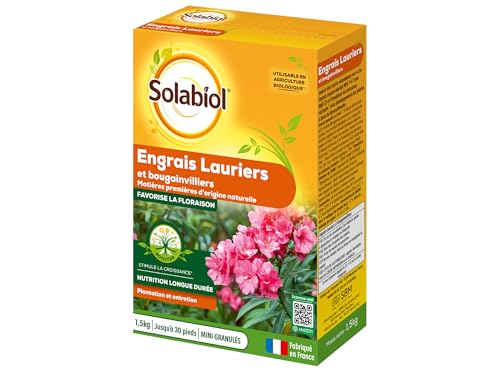 SOLABIOL ENGRAIS LAURIERS ET BOUGAINVILLIERS ETUI 1,5 KG... - Amazon Espagne à 10.99€