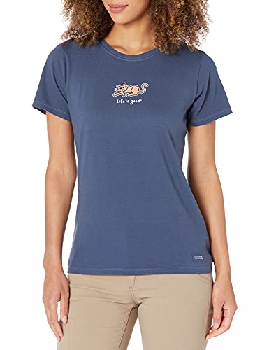 Life Is Good Cat Camisetas atléticas, Darkest Blue, L para... - Pet Supplies Amazon Spain à 28.34€