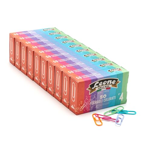 Pinces colorées plastifiées Leone Dell'Era – Queue de 10... - Auto & Moto Amazon France à 3.22€