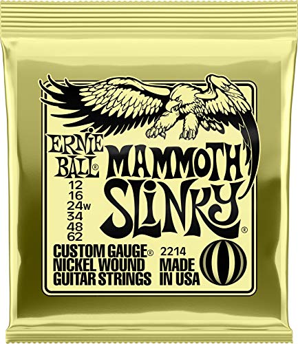 Ernie Ball Mammoth Slinky - Cuerdas para guitarra... - Sports & Fitness Amazon Espagne à 8.30€