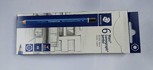 Staedtler Crayon Graphite Mars lumograph Jumbo, dureté: 8b... - Fournitures Bureau Amazon France à 7.11€