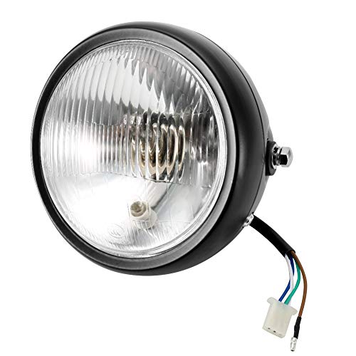 retro motorcycle headlight + Faro Anteriore per Moto... - Maison & Cuisine Amazon Italie à 23.69€