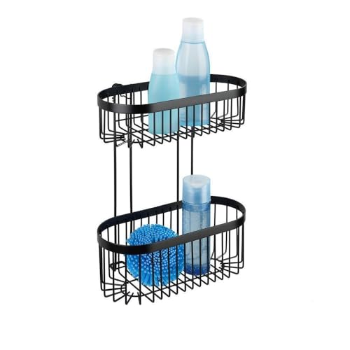 WENKO Étagère Murale à 2 Niveaux Classic Plus Noir Tablette... - Maison & Cuisine Amazon France à 22.00€