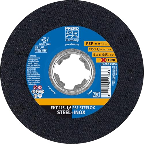 PFERD TOOLS Trennscheibe, 25 Stück, 115 x 1,6mm, gerade... - Bricolage & Outils Amazon Allemagne à 37.52€