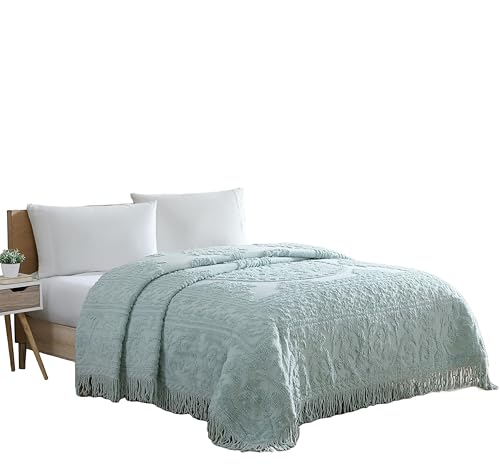 Beatrice Home Fashions Medallion Chenille-Tagesdecke... - Maison & Cuisine Amazon Allemagne à 32.41€