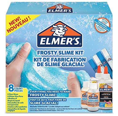 Elmer’s Glue Frosty Slime Kit | with Clear PVA GlueGlitter... - Maison & Cuisine Amazon Royaume-Uni à 13.89€