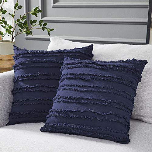 Longhui bedding Fodera per cuscino in cotone blu navy, per... - Home & Kitchen Amazon Italy à 8.06€