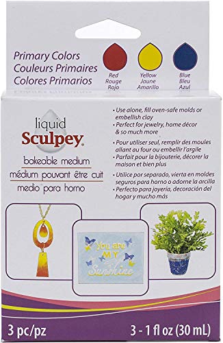 Sculpey Polyform ALSPRI1 Sculpey Liquid Medium-Primary 3 x... - Maison & Cuisine Amazon Allemagne à 12.88€