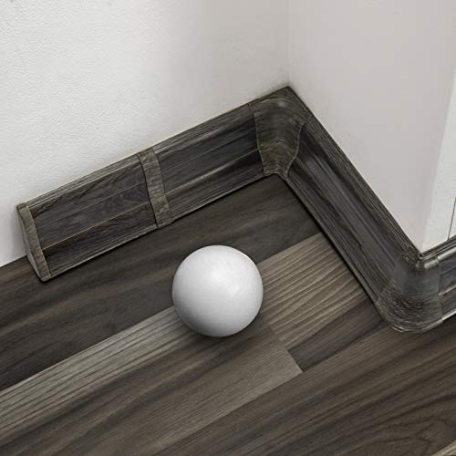 DQ-PP Conector 62mm PVC Pekan Grafito Laminatleisten Zócalo... - Réduction -80% à 2.52€