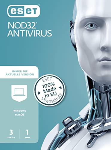 ESET NOD32 Antivirus 2023 | 3 Geräte | 1 Jahr | Windows... - Amazon Allemagne à 12.48€