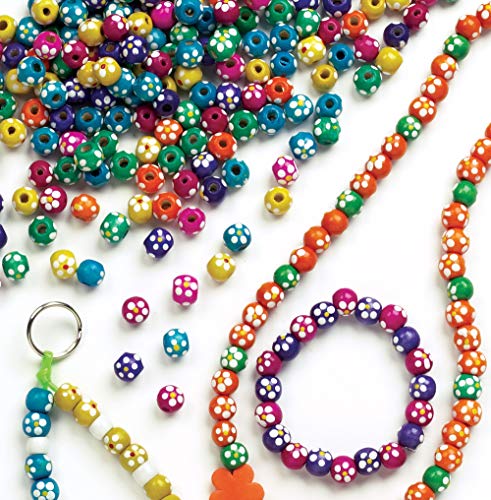 Baker Ross Perles en bois à motif Fleurs (lot de 200)... - Loisirs Créatifs Amazon France à 5.45€
