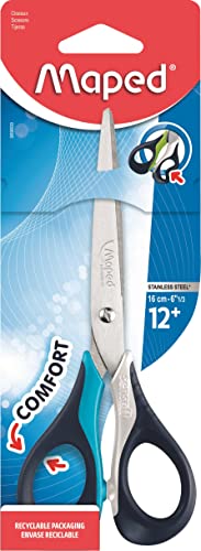 Maped - Ciseaux Sensoft - Ciseaux Ergonomiques avec Anneaux... - Bricolage & Outils en promo à 4.20€