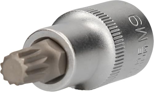 KS TOOLS 1/2" Vielzahn-Bit-Stecknuss, 55 mm lang, M9 - Bricolage & Outils Amazon Allemagne à 4.29€