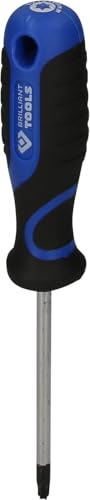 BRILLIANT TOOLS BT034909 Cacciavite, Blu e Nero, T27 - Bon plan à 3.66€