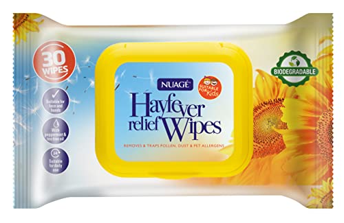 NUAGE HAYFEVER REIEF WIPES 30'S - Bébé & Puériculture Amazon Espagne à 3.21€