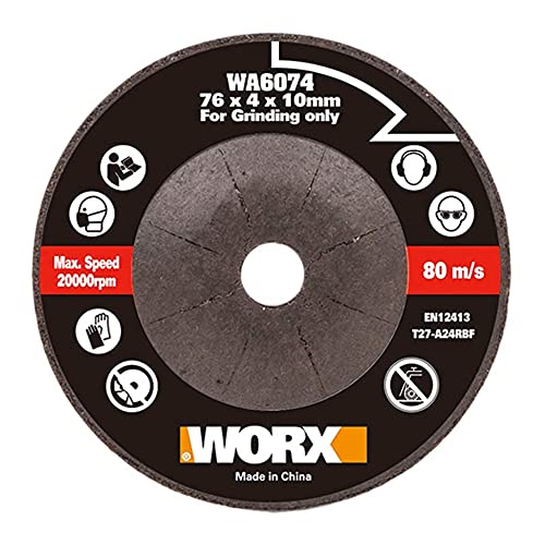 WORX WA6074 - Disco abrasivo da 76 mm per tritatutto WX801 - Bricolage & Outils Amazon Italie à 13.54€