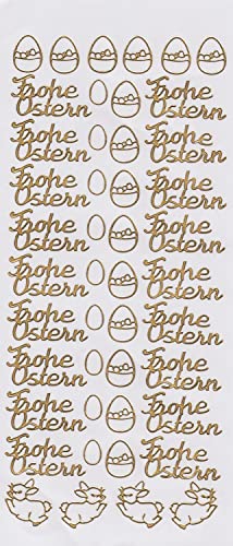 Reliefsticker "Ostern", 10 x 23 cm Gold - Maison & Cuisine Amazon Allemagne à 2.44€