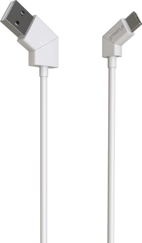 GREEN_E Câble USB vers USB Type C avec Embouts Rotatifs... - High-Tech & Électronique en promo à 7.03€