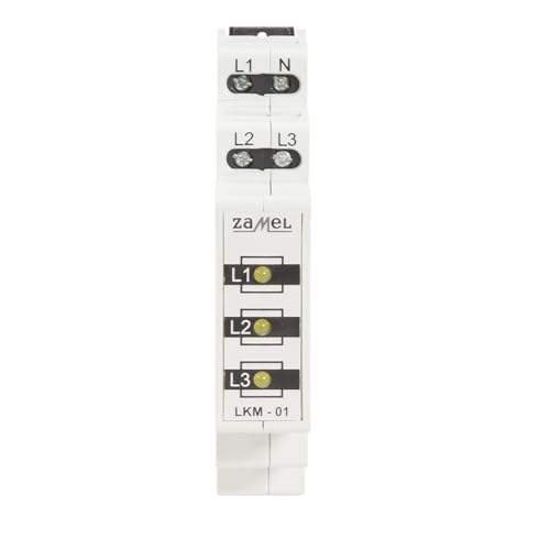 Spannungsanzeiger 230V/400V 3xled gelb typ: LKM-01-30 - Maison & Cuisine Amazon Allemagne à 10.10€