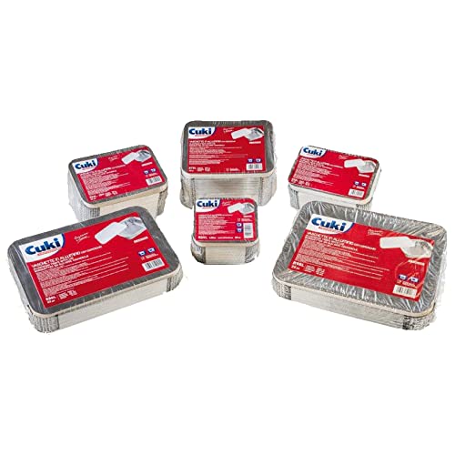 Lot de 25 récipients aluminium 8 portions + couvercle Cuki... en promo à 22,01€ (-64%) sur Amazon FR