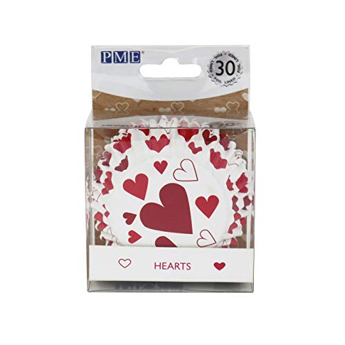PME Cake Valentines Red Love Hearts Cupcake Cases |... - Amazon Royaume-Uni à 2.49€