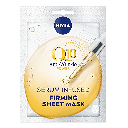 NIVEA Q10 Power Anti-Wrinkle + Firming Sheet Mask (1... - Maison & Cuisine Amazon Royaume-Uni à 2.00€