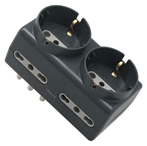 Electraline 71067 Adattatore Per Spina Tedesca, Multipresa... - Amazon Italie à 8.15€
