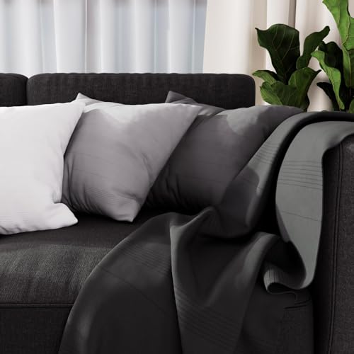 Soleil d'ocre Adele Plaid, geworfen von Sessel, Polycoton... - Maison & Cuisine en promo à 14.49€