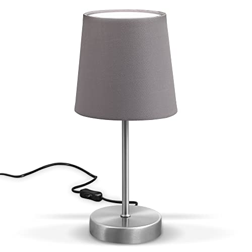 B.K.Licht - Lámpara de mesa LED con pantalla de tela, E14... - Home & Kitchen Amazon Spain à 18.98€