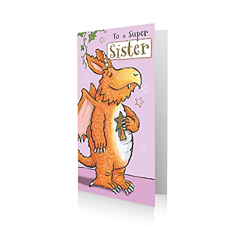 Geburtstagskarte für Schwester, Motiv Zog the Dragon - Bon plan à 6.12€