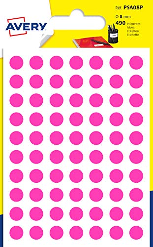 490 Klebepunkte N/A Rosa 8 mm - Amazon Allemagne à 2.94€