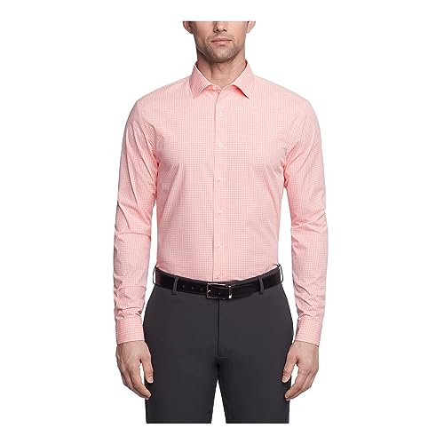 Kenneth Cole Camisa clásica de Corte Ajustado a Cuadros y... - Sports & Fitness Amazon Espagne à 10.99€